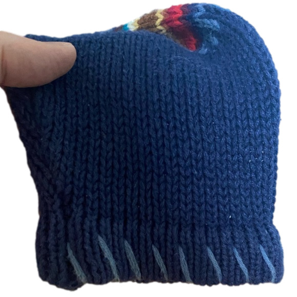 VTG CAPEZIO RAINBOW HORSE SWEATER STRIPED equestrian western rodeo CARDIGAN L - Picture 9 of 14